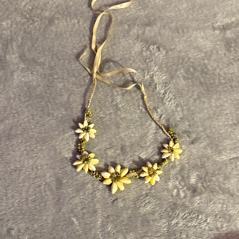 Floral Seashell Necklace
